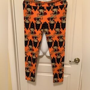 LulaRoe HALLOWEEN soft comfort tall curvy size bright Orange cute patterns…
